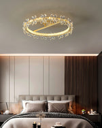 Crystal Flower Ceiling Lamp