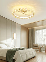 Crystal Flower Ceiling Lamp