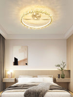 Crystal Flower Ceiling Lamp