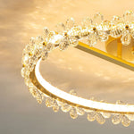 Crystal Flower Ceiling Lamp