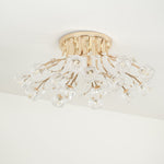 Crystal Flower Ceiling Light