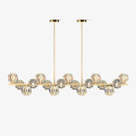 Crystal Glass Ball Chandelier
