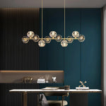 Crystal Glass Ball Chandelier