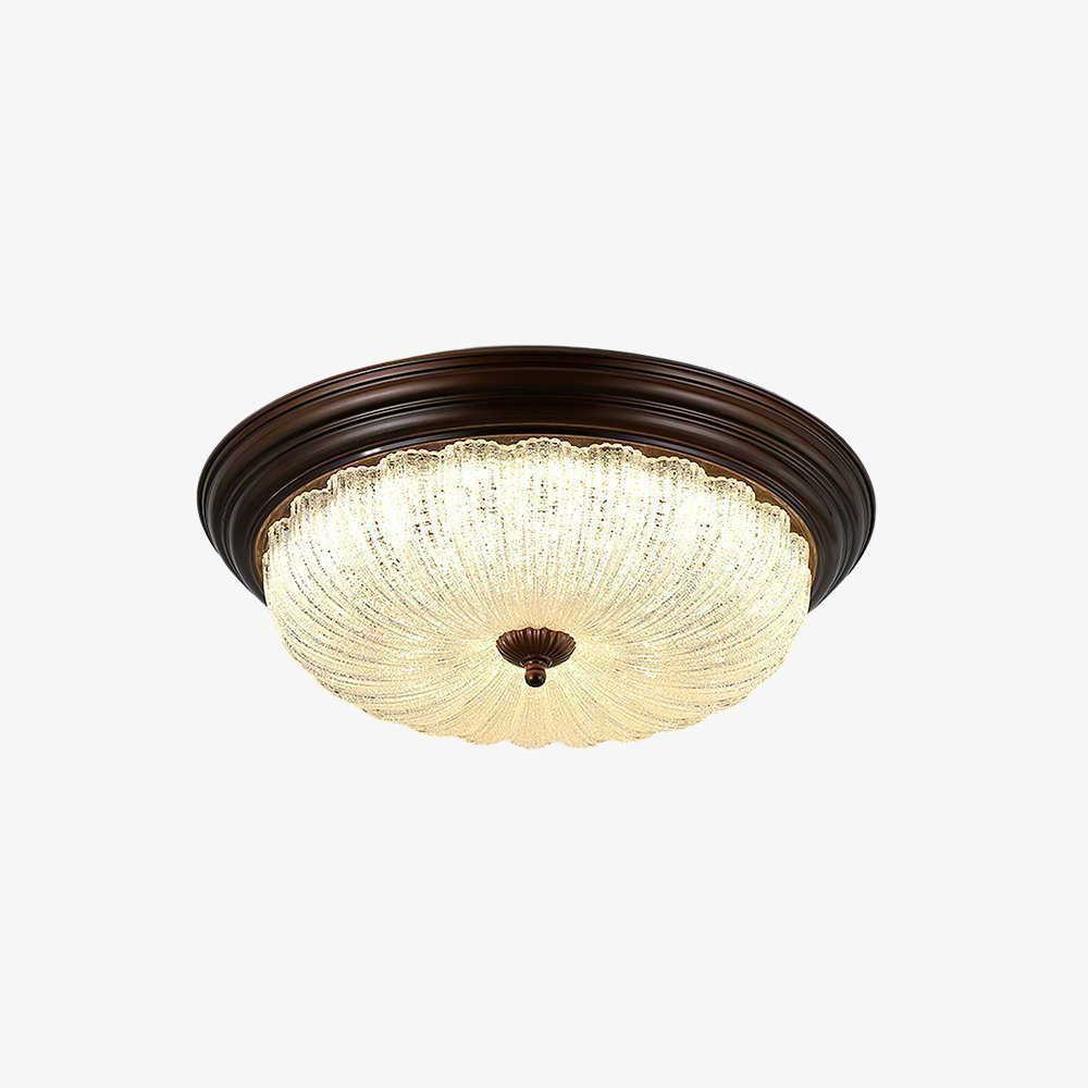 Crystal Glass Dome Ceiling Lamp