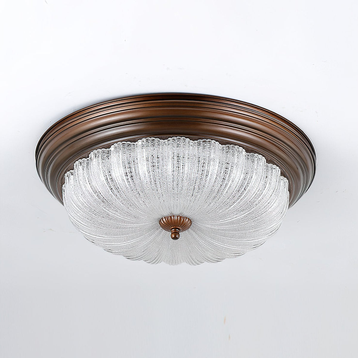 Crystal Glass Dome Ceiling Lamp