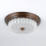 Crystal Glass Dome Ceiling Lamp