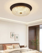 Crystal Glass Dome Ceiling Lamp