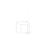 Crystal Grid Custom Chandelier – Bespoke LED Pendant for Modern Interiors
