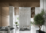 Crystal Grid Custom Chandelier – Bespoke LED Pendant for Modern Interiors