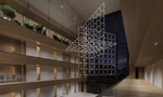 Crystal Grid Custom Chandelier – Bespoke LED Pendant for Modern Interiors