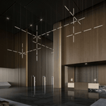Crystal Grid Custom Chandelier – Bespoke LED Pendant for Modern Interiors