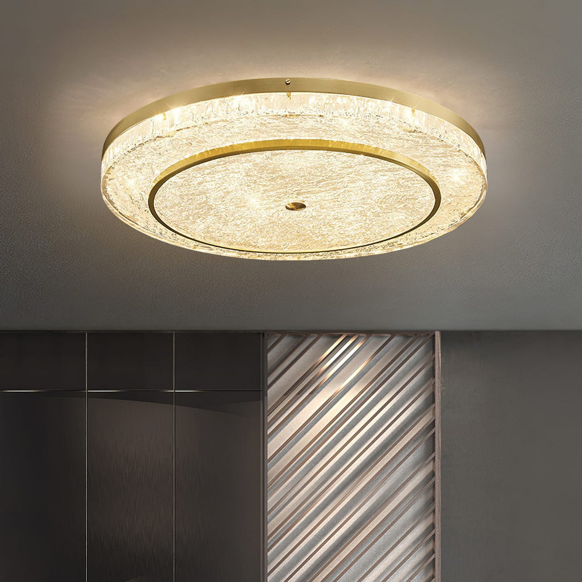 Crystal Magic Round Ceiling Lamp