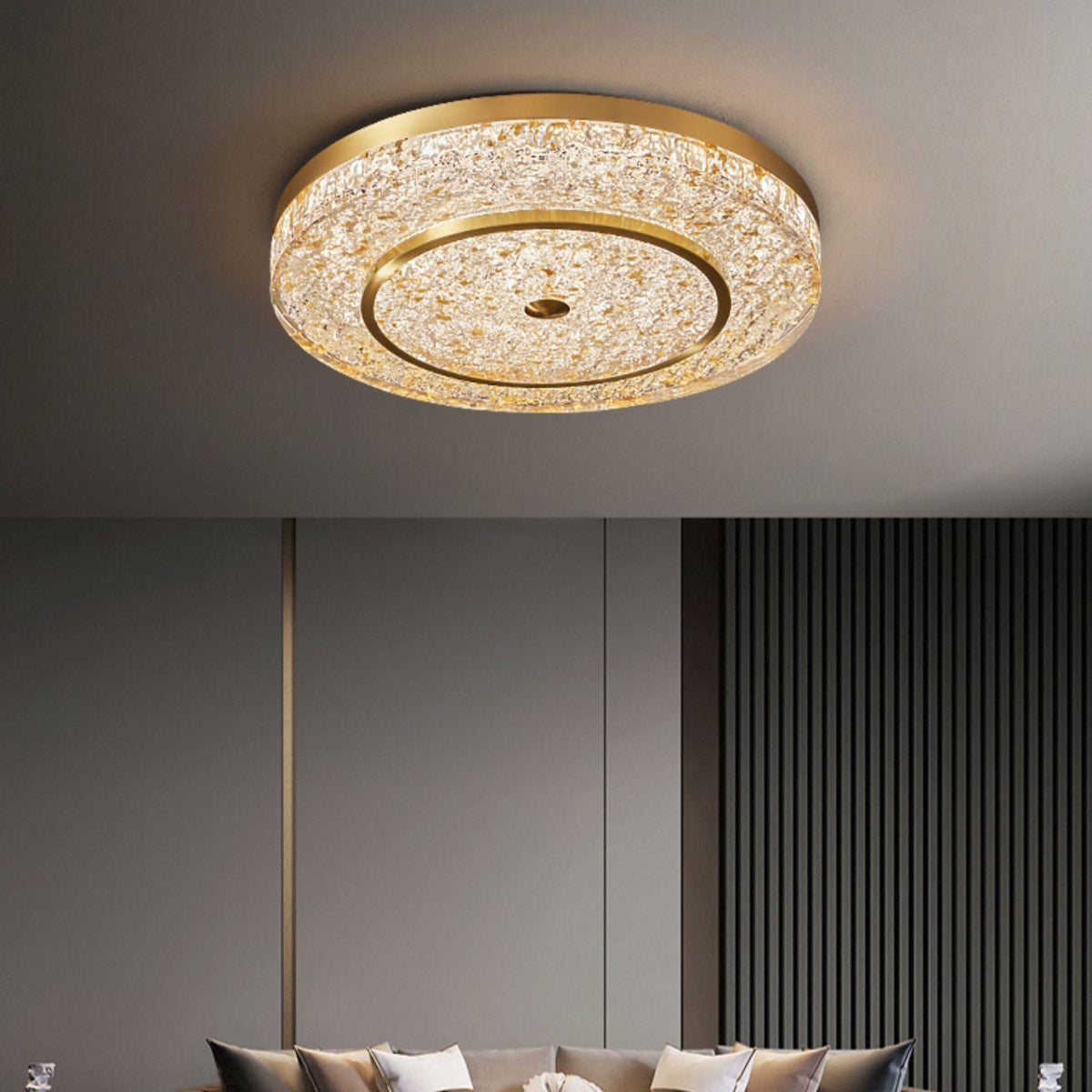 Crystal Magic Round Ceiling Lamp