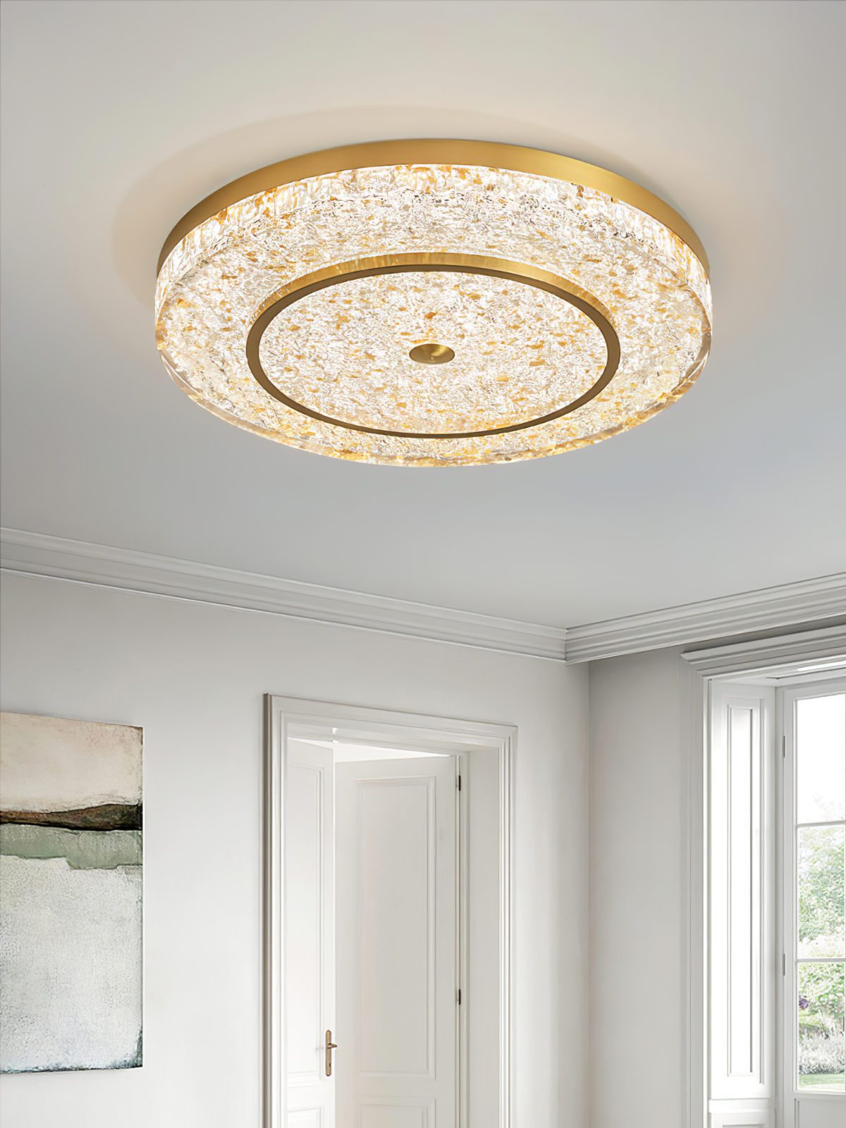 Crystal Magic Round Ceiling Lamp