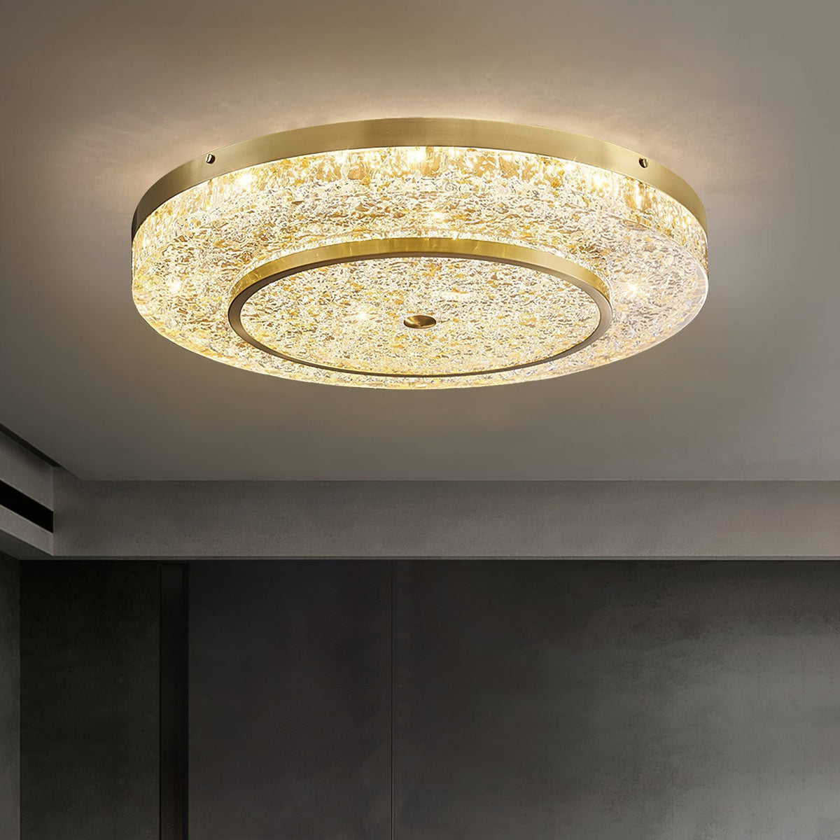 Crystal Magic Round Ceiling Lamp
