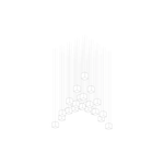 Crystal Pixels Customizable Modern Chandelier for Contemporary Interiors