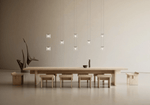 Crystal Pixels Customizable Modern Chandelier for Contemporary Interiors