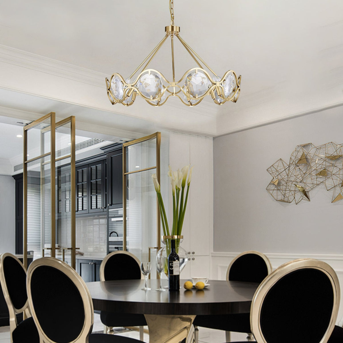 Crystal Quincy Chandelier