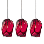 Crystal Rock Cluster Pendant Light – Modern Glass Chandelier for Dining & Living Spaces