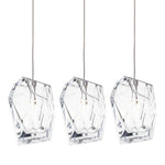 Crystal Rock Cluster Pendant Light – Modern Glass Chandelier for Dining & Living Spaces