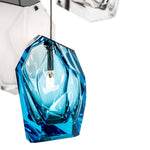 Crystal Rock Cluster Pendant Light – Modern Glass Chandelier for Dining & Living Spaces