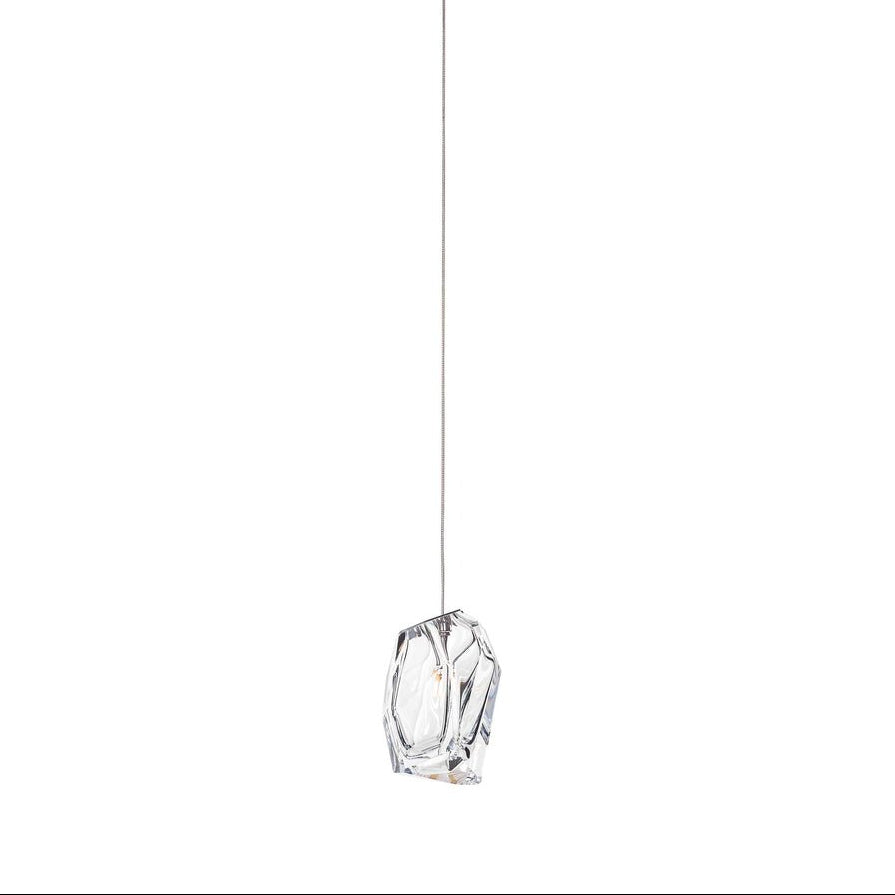 Crystal Rock Cluster Pendant Light – Modern Glass Chandelier for Dining & Living Spaces