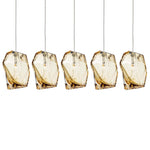 Crystal Rock Cluster Pendant Light – Modern Glass Chandelier for Dining & Living Spaces