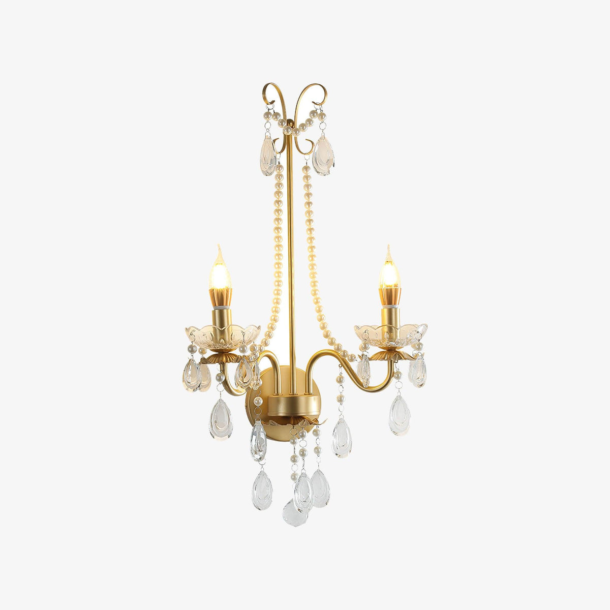 Crystal Pearl Wall Lamp
