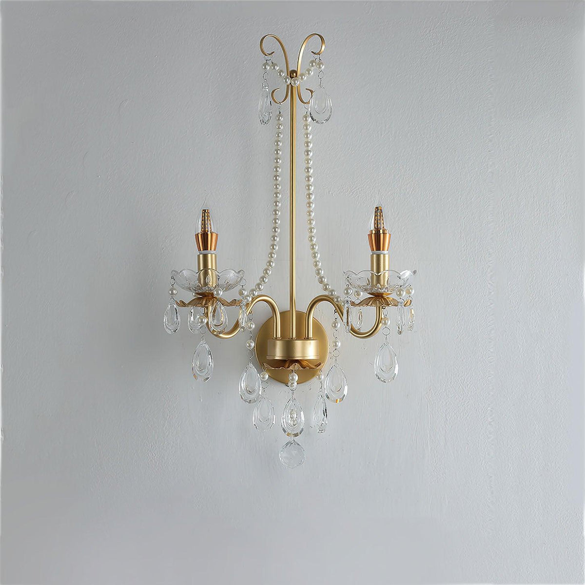 Crystal Pearl Wall Lamp