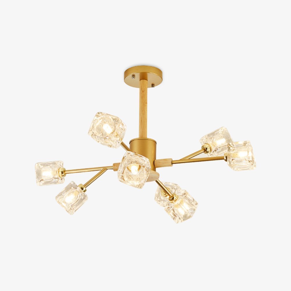 Cube Glass Chandelier