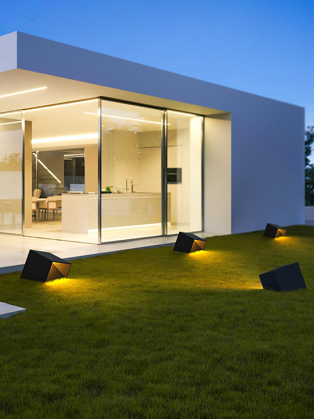 Cube Garden Outdoor Light – Modern LED Landscape Luminaire