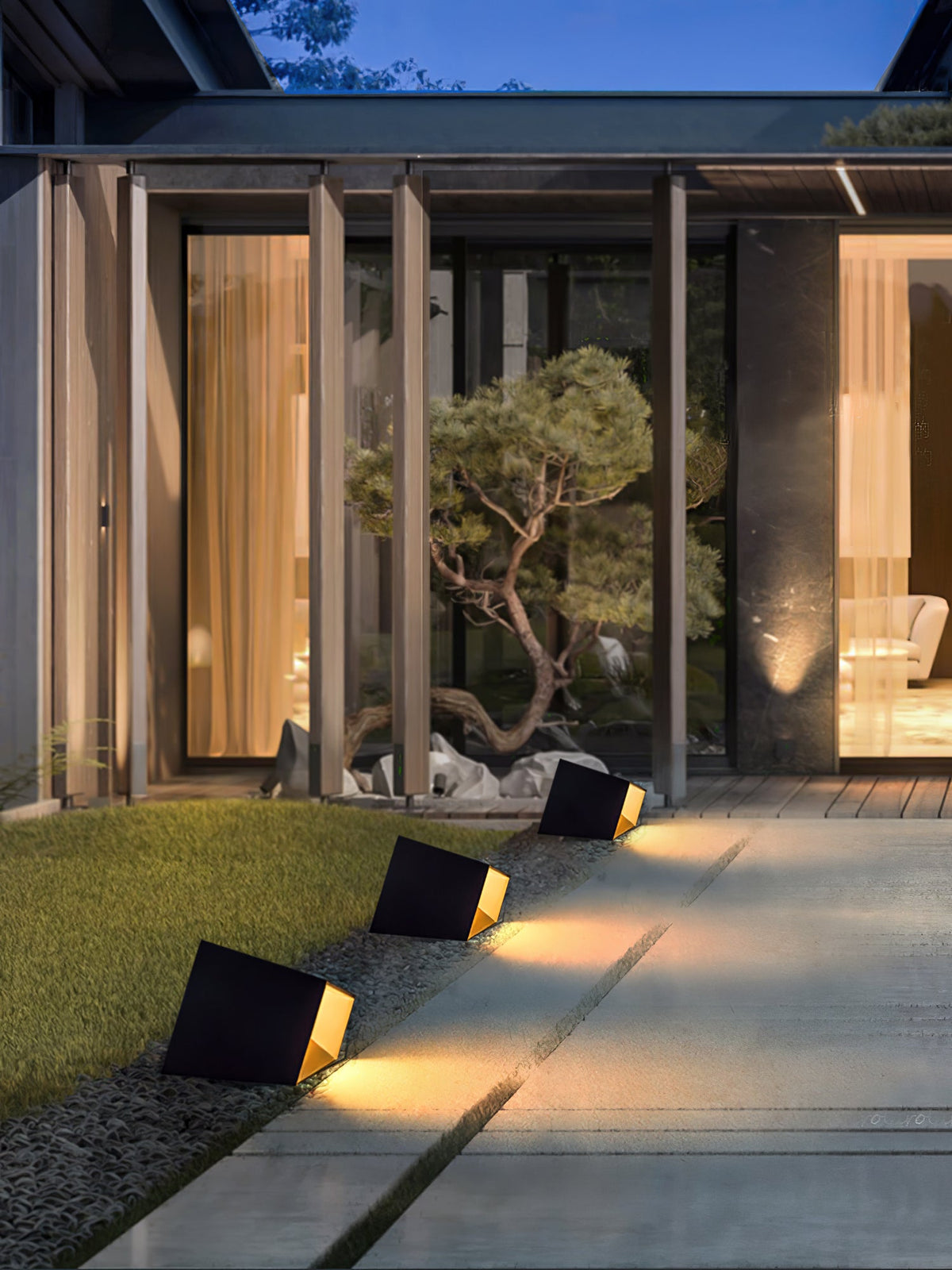 Cube Garden Outdoor Light – Modern LED Landscape Luminaire