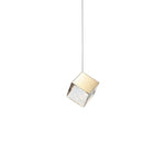 Cubic Luster Cascade Chandelier – Modern Geometric Crystal Pendant Light