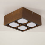 Cobra Wood Ceiling Light – Minimalist Flush Mount in Natural Wood
