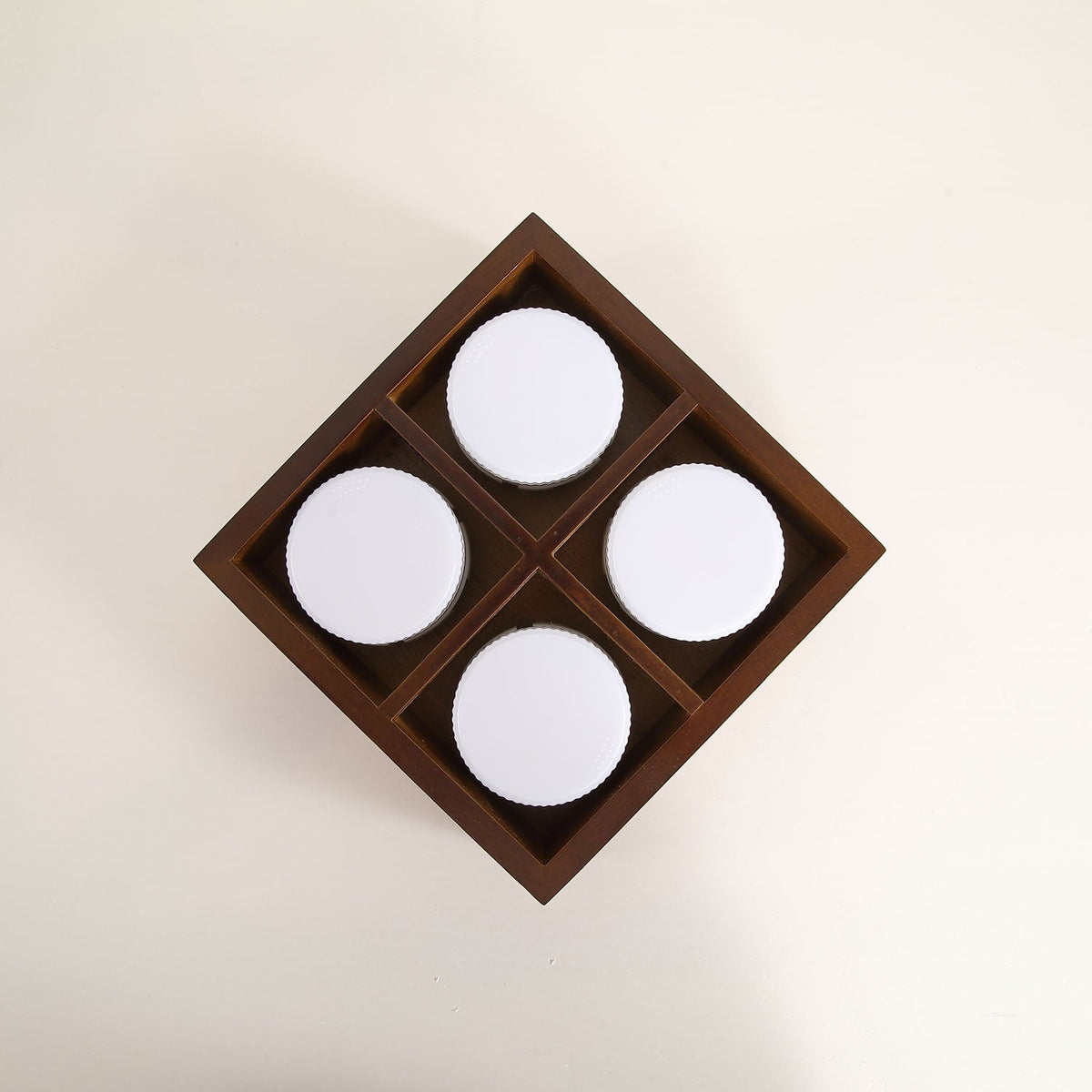 Cobra Wood Ceiling Light – Minimalist Flush Mount in Natural Wood