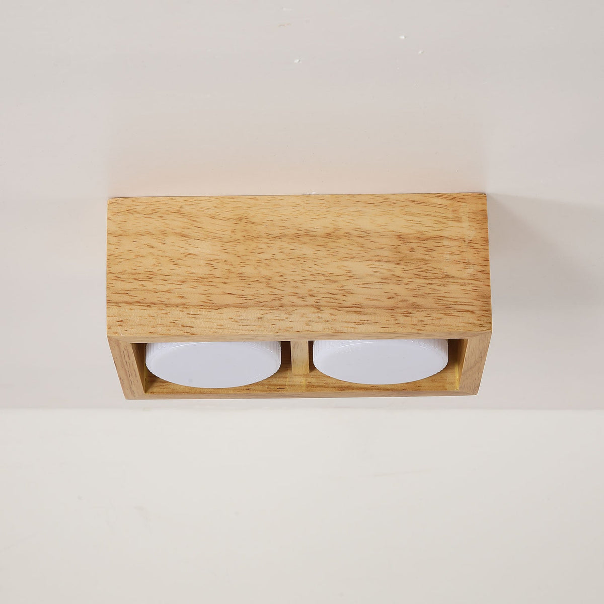 Cobra Wood Ceiling Light – Minimalist Flush Mount in Natural Wood