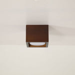 Cobra Wood Ceiling Light – Minimalist Flush Mount in Natural Wood