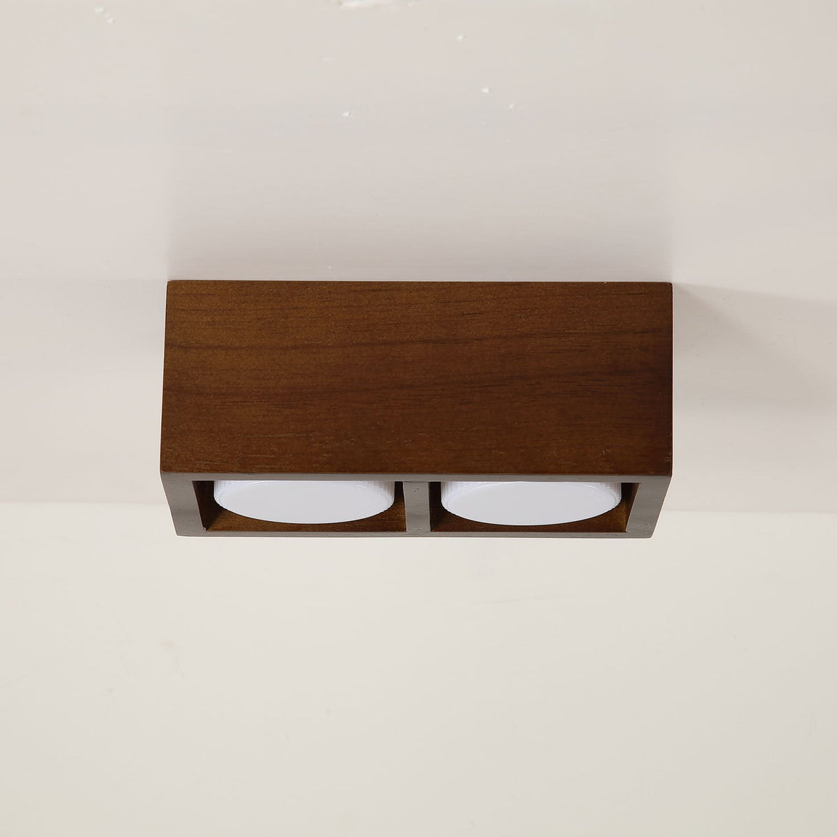 Cobra Wood Ceiling Light – Minimalist Flush Mount in Natural Wood