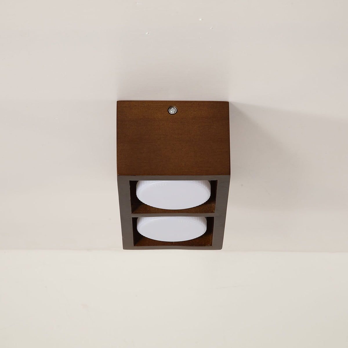 Cobra Wood Ceiling Light – Minimalist Flush Mount in Natural Wood