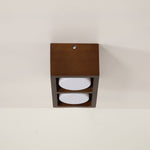 Cobra Wood Ceiling Light – Minimalist Flush Mount in Natural Wood