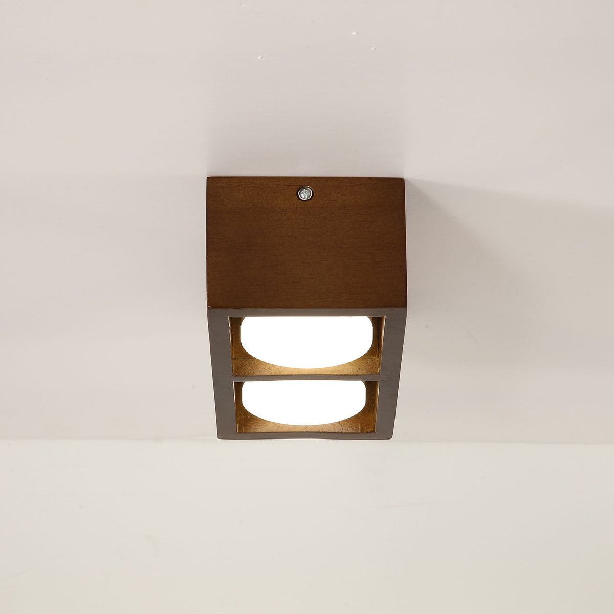 Cobra Wood Ceiling Light – Minimalist Flush Mount in Natural Wood