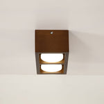 Cobra Wood Ceiling Light – Minimalist Flush Mount in Natural Wood