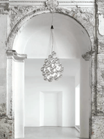 Cumulus Cascade Chandelier — Modern Glass Sphere Pendant Light