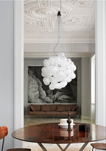 Cumulus Cascade Chandelier — Modern Glass Sphere Pendant Light