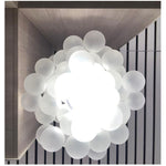 Cumulus Cascade Chandelier — Modern Glass Sphere Pendant Light