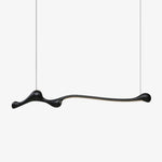 Curva Sculptural Wood LED Pendant Light – Modern Organic Design