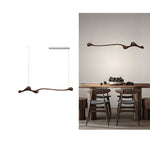 Curva Sculptural Wood LED Pendant Light – Modern Organic Design