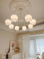 curved-arm-bell-chandelier