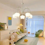 curved-arm-bell-chandelier
