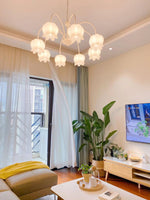 curved-arm-bell-chandelier